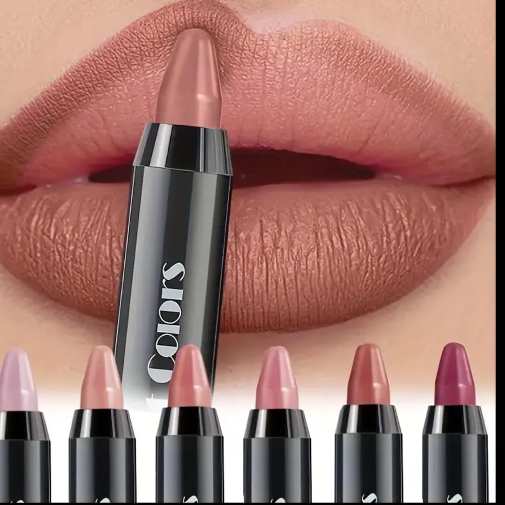 Matte Lipstick Set - Red, Pink, Brown Shades - Picture 3 of 13